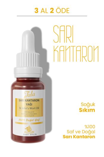 Tala %100 Saf Ve Doğal Sarı Kantaron Yağı Soğuk Sıkım 20 Ml