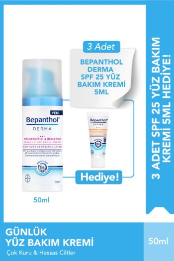 Bepanthol Derma Günlük Yüz Bakım Kremi 3 Adet Derma Spf 25 Yüz Bakım Kremi 5ml Hediyeli