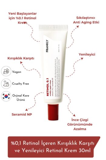 FRANKLY %0,1 Retinol İçeren Kırışıklık Karşıtı ve Yenileyici Retinol Krem 30 ml