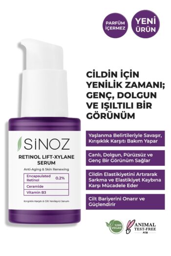 Sinoz Retinol Lift-Xylane Kırışıklık Karşıtı & Cilt Yenileyici Serum 30 Ml.