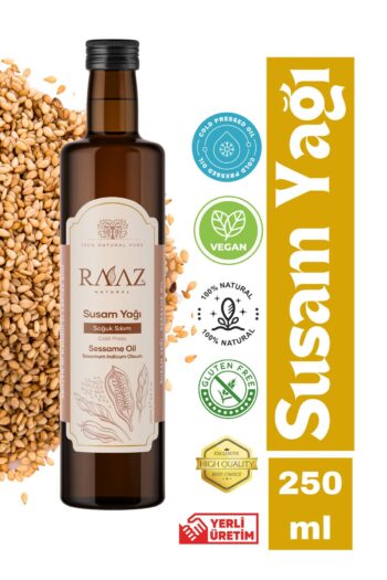 RAAZ 250 ml Soğuk Sıkım Susam Yağı,%100 Saf Ve Doğal