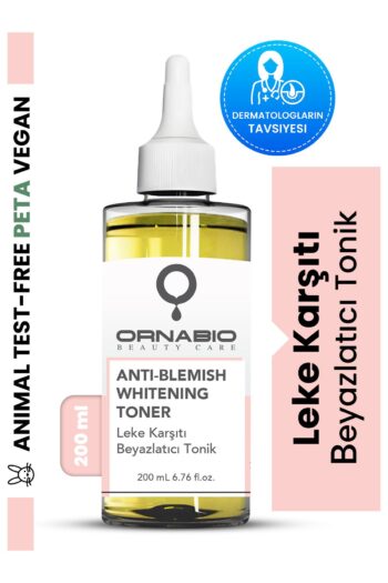 ornabio organik natural biyolojik Leke Karşıtı Cilt Beyazlatıcı Tonik 200ml Glycolic