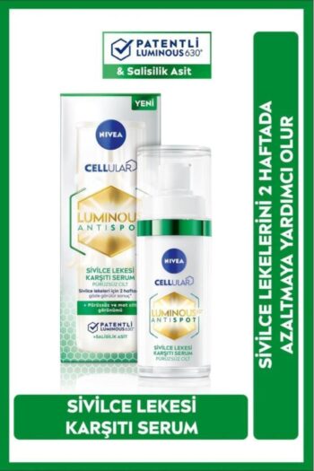 NIVEA Luminous630 Sivilce Lekesi Karşıtı Serum 30ml, Salisilik Asit Hyaluronik Asit, Yağlı Ciltler