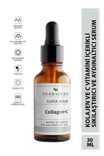 Herbaderm Sıkılaştırıcı Aydınlatıcı Kolajen C Marine Süper Serum (COLLAGEN %3 3-O-ETİL ASKORBİK ASİT % 0,5)