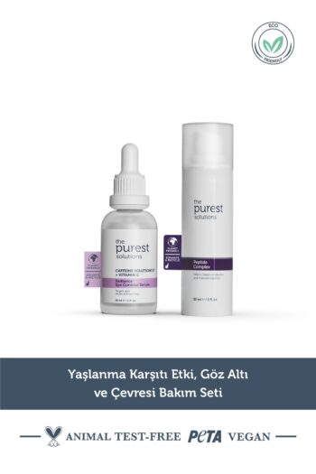 The Purest Solutions Yaşlanma Karşıtı Nemlendirici ve Göz Çevresi Aydınlık Göz Altı Görünümü Destekleyici Yoğun BakımSeti