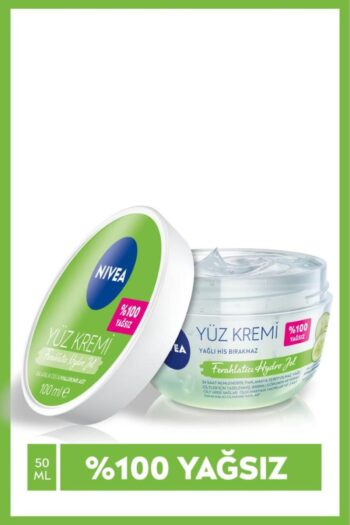 NIVEA Ferahlatıcı Hydro Jel Yüz Bakım Kremi 100ml, Hyaluronik Asit,