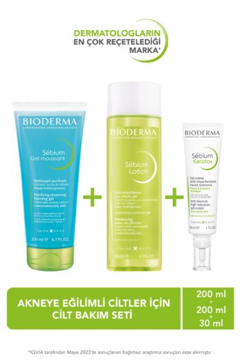 Bioderma Sebium Karma ve Yağlı Ciltler Sivilce, Akne Lekesi Karşıtı Gözenek Sıkılaştırıcı Bakım Seti