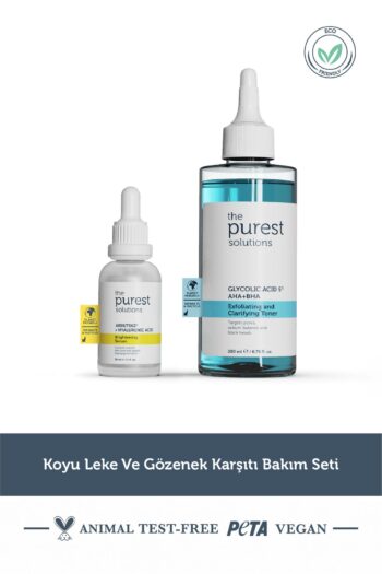 The Purest Solutions Koyu Leke ve Gözenek Önlemeye Yardımcı Bakım Seti 200 ml + 30 ml