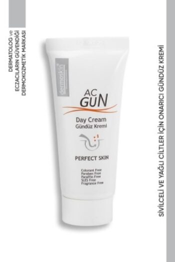 Dermoskin Akneli Ciltler İçin Siyah Nokta & Sivilce Oluşum Önleyici Sivilce ve Onarıcı Gündüz Kremi 30ml.