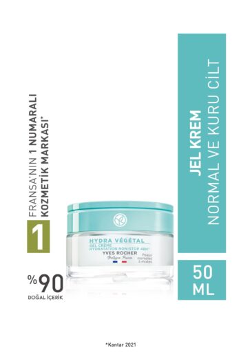Yves Rocher Jel Krem - Normal ve Kuru Cilt / Hydra Vegetal-50 ml-59378