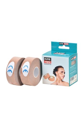 KİNE TAPE Yüz Gerdirme Bandı Kırışıklık Oluşumunu Engelleme Bandı 2,5cm X 5metre (2 Adet) Ten Rengi