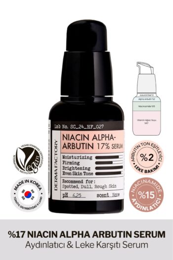 DERMA FACTORY Cilt Tonu Eşitleyici Leke Karşıtı Aydınlatıcı Serum Derma Factory Niacin Alpha Arbutin Serum 30ml