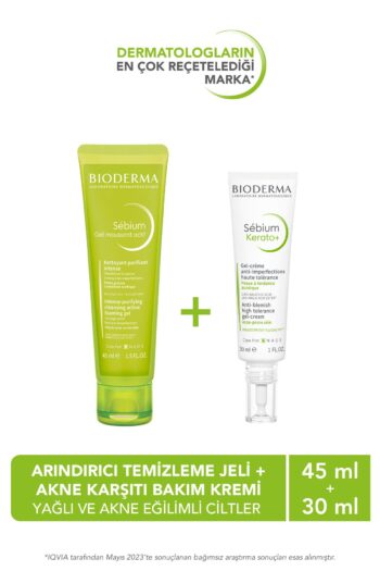 Bioderma Sebium Kerato Gel Cream 30 ml Sebium Foaming Gel Active 45 ml Hediye