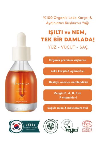 Aromatica Organic Rosehip Oil 30ml -%100 Organik Leke Karşıtı & Aydınlatıcı Kuşburnu Yağı