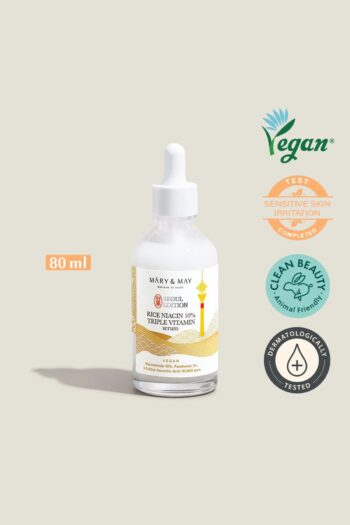 Mary & May Seoul Edition Rice Niacin %10 Triple Vitamin Serum/ Glutatyon ve Pirinç Özü İçeren Aydınlatıcı Serum