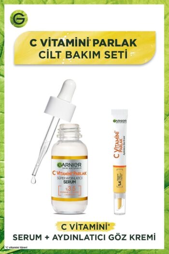 Garnier C Vitamini Parlak Aydınlatıcı Göz Kremi 15ml + Süper Aydınlatıcı Serum 30ml