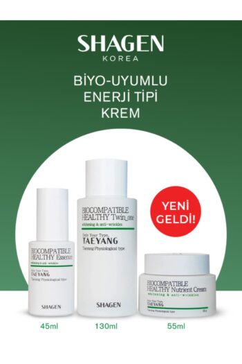 SHAGEN Yeni Taeyang (YEŞİL) Enerji Tipi 3'lü Set - Dörtlü Etki - Orijinal Kore Krem Seti - Ewg Sertifikalı