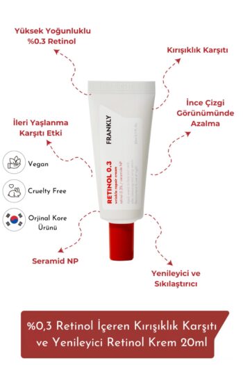 FRANKLY %0,3 Retinol İçeren Kırışıklık Karşıtı ve Yenileyici Retinol Krem 20ml