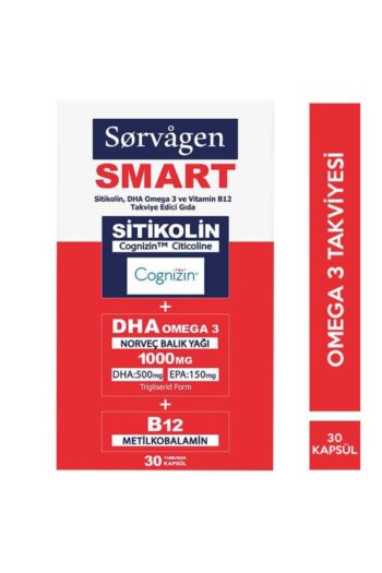 Sorvagen Smart Sitikolin Dha Omega 3 30 Kapsül ( 1 Adet )