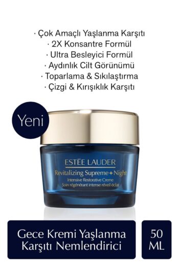 Estee Lauder Gece Kremi - Revitalizing Supreme+ Night Yaşlanma Karşıtı Nemlendirici Krem 2X Konsantre Formül 50ml