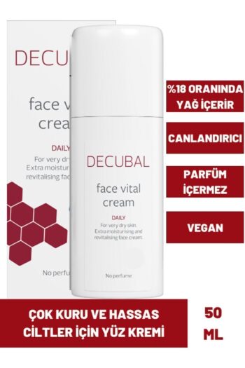 Decubal Face Vital Kuru Ve Hassas Ciltler Için Ekstra Besleyici Krem 50 ml