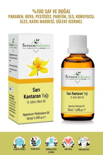 İntense Natural Sarı Kantaron Yağı 50 ml %100 Saf ve Doğal St John's Wort Oil