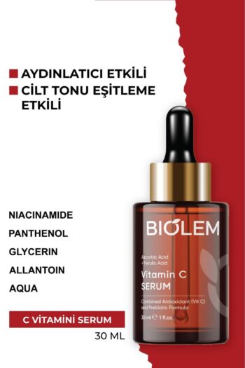 Biolem C Vitamin Aydınlatıcı Cilt Tonu Eşitleyici Cilt Bakım Serumu 30 ml