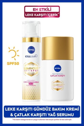 NIVEA Luminous630 Leke Karşıtı Gündüz Yüz Kremi 40ml, Luminous630 Çatlak Karşıtı Vücut Yağ Serumu 100ml