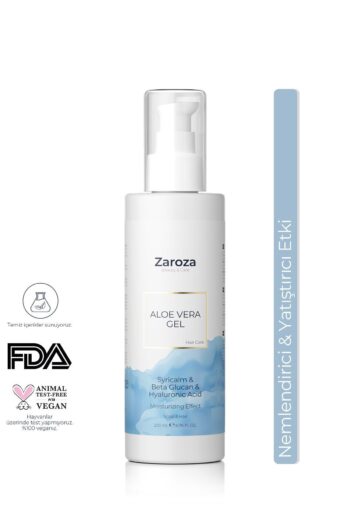 ZAROZA Aloe Vera Gel | Hassas Saç Derisi Için Saç Derisi Nemlendirici Aloe Vera - 200 ml