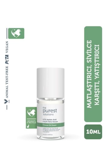 The Purest Solutions Yağlı Ciltler Için Anında Matlaştırıcı Ve Sivilce Önleyici Yüz Bakım Maskesi T-zone 10 Ml