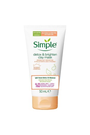 Simple Işıltı Veren Detox Kil Maskesi Işıltısını Kaybetmiş Ciltler Için 50 ml
