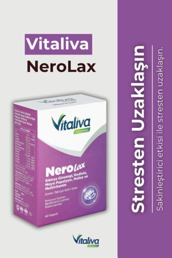 Vitaliva Vitamins NeroLax Sibirya Ginsengi, Rodiola, Mayıs Papatyası, Melisa ve Multivitamin