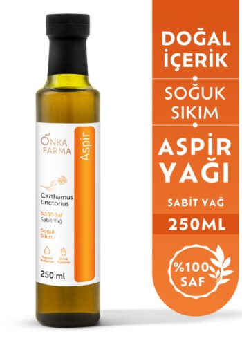 OnkaFarma Onka Farma Soğuk Sıkım Aspir Yağı - %100 Saf Aspir Yağı - 250 ml
