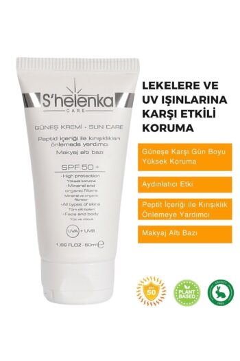 S'helenka Peptit Içerikli Kırışıklık Önlemede Yardımcı Spf 50 Aydınlatıcı Etkili Uva-uvb Güneş Koruyucu Krem