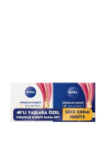 NIVEA Kırışıklık Karşıtı Sıkılaştırıcı 45+ Yaş Gündüz + Gece Kremi 50ml Set