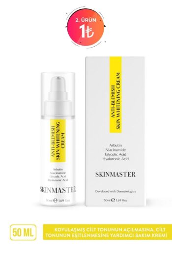 SkinMaster Leke Karşıtı, Cilt Tonunun Eşitlenmesine Yardımcı Bakım Kremi ( Arbutin %2, Glikolik Asit %4)