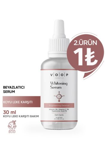 VOOP Whitening Ton Eşitleyici Beyazlatıcı Serum 30 ml | %2 Arbutin, %3 Vitamin C, %1 Hyaluronik Asit
