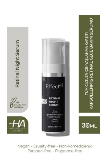 EffectHA Retinal Night Serum Tüm Ciltler Için Yaşlanma Karşıtı Kapsüllenmiş Retinal Gece Bakım Serumu