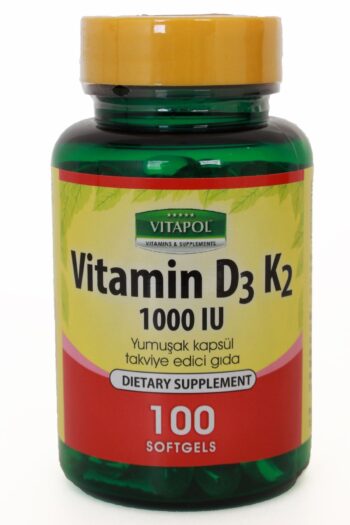 Vitapol Vitamin D3 K2 100 Yumuşak Kapsül