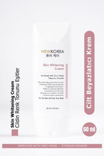 NewKorea Cilt Beyazlatıcı Aydınlatıcı Leke Karşıtı Krem 60 ML (Enriched With Zinc Oxide & Titanium Dioxide)
