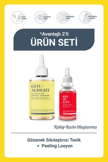SHE VEC Gözenek Sıkılaştırmaya Ve Siyah Nokta Önlemeye Yardımcı Bakım Seti (aha + Tonik)
