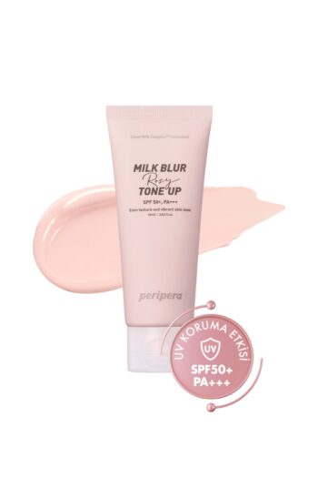 PERIPERA Pembe Bazlı, Cilt Tonu Eşitleyici Krem Milk Blur Tone Up Cream Spf50 Pa (03 ROSY)