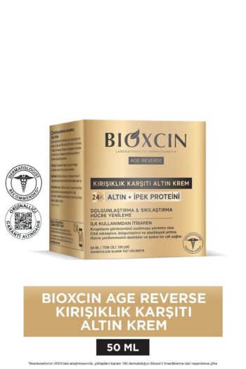 Bioxcin Age Reverse Kırışıklık Karşıtı Altın Krem 50 ML - 24K Altın, İpek Proteini, Hücre Yenileme