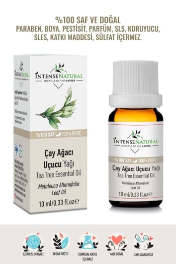 İntense Natural Çay Ağacı Uçucu Yağı 10 Ml %100 Saf Doğal Tea Tree Essential Oil
