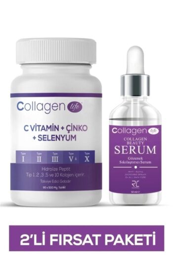 Collagen Life 5 Tip Kolajen Tip 1, Tip 2, Tip 3, Tip 5, Tip 10 + Kolajen Serum 2 Li Fırsat Seti