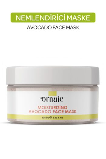 ORNATE Siyah Nokta, Sivilce, Gözenek Karşıtı Arındırıcı Avakado Yüz Beyaz Kil Maskesi 100ml