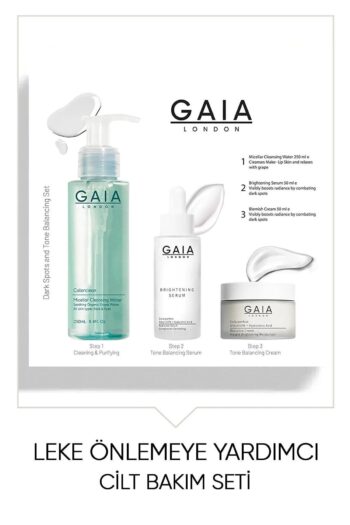 Gaia London Leke Önlemeye Yardımcı Aydınlatıcı Ve Gözenek Sıkılaştırmayı Hedefleyen Cilt Bakım Seti.