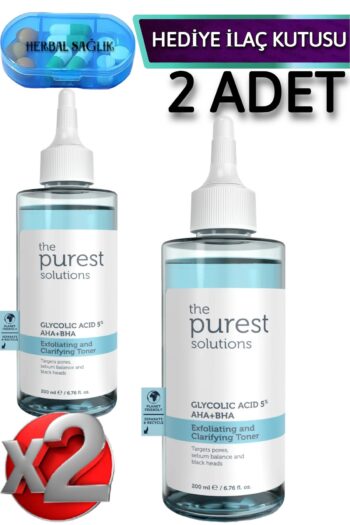 The Purest Solutions 2 Adet Canlandırıcı Ve Gözenek Sıkılaştırıcı-(Tüm Ciltler İçin Glikolik Asit) Tonik 200 ml