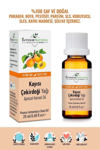 İntense Natural Kayısı Çekirdeği Yağı Soğuk Sıkım 20 Ml %100 Saf Ve Doğal Apricot Kernel Carrier Oil