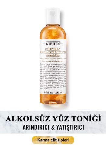 Kiehl's Yağlı Ciltler ve Normal ciltler İçin Calendula Kadife Çiçeği Özlü Arındırıcı Alkolsüz Tonik 250 ml